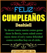 Frases de Cumpleaños Dashiell